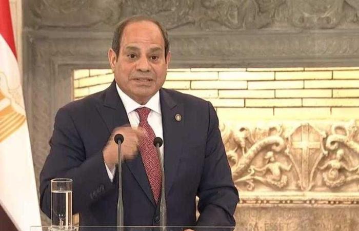 نص كلمة الرئيس السيسي خلال مؤتمر صحفي مشترك مع رئيس الوزراء اليوناني