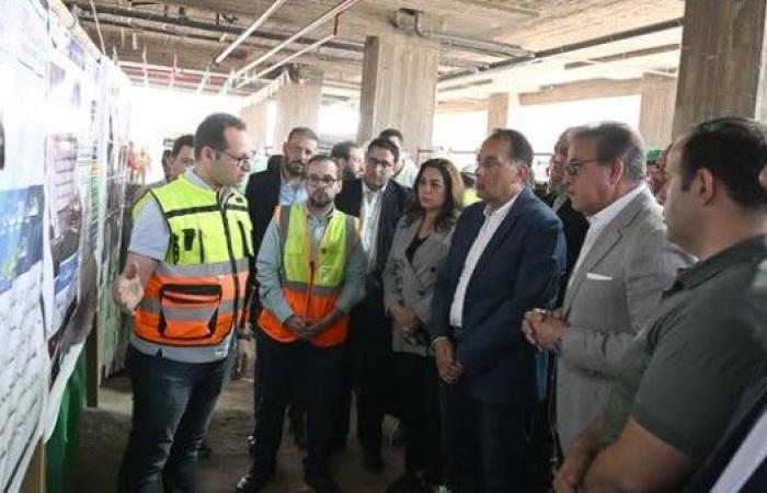 رئيس الوزراء يتفقد مشروع إنشاء مستشفى أورام طنطا الجديد