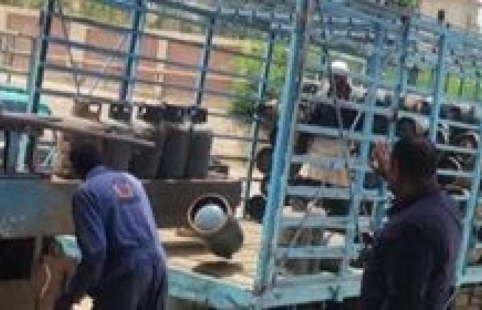 ضبط نقص في أوزان أسطوانات البوتاجاز المنزلية بأحد مصانع التعبئة بالمنيا