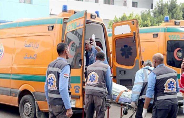 بوابة حديدية تُصيب فردي أمن بالمنطقة الصناعية في أكتوبر