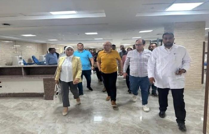 فريق الطب العلاجي بوزارة الصحة يتفقد مستشفى أبوتشت الجديد