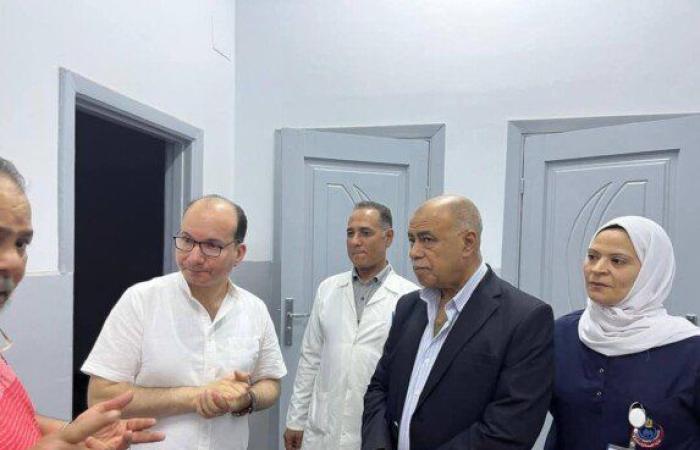 الجزار في زيارة تفقدية لعدد من المنشآت الطبية بقطاع جنوب القاهرة