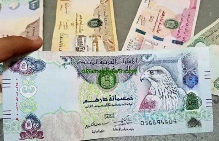 الدرهم الاماراتى يسجل 13، 63 جنيه فى السوق المصرفى المصرى مع بداية تعاملات اليوم