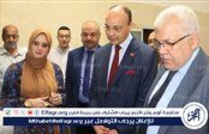 عميد طب المنوفية يتفقد مصابي حادث المصعد بالمستشفيات الجامعية