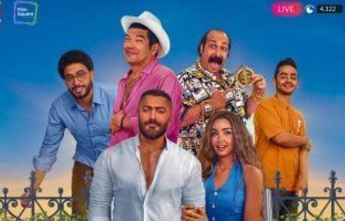 تامر حسني وأبطال فيلم ريستارت يحتفلون بعرضه الخاص في أكتوبر اليوم