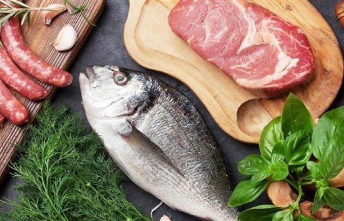 أسعار اللحوم والفراخ والأسماك اليوم الأحد 25 مايو 2025