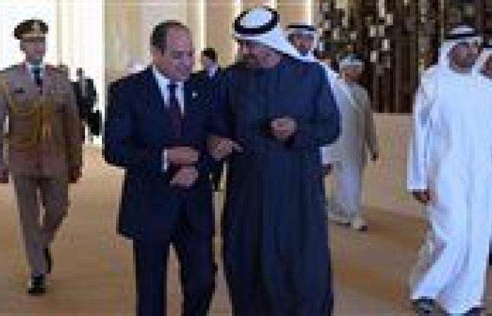 بن زايد والسيسي يتفقان على وقف إطلاق النار وتبادل الأسرى في لقاء أبوظبي|تفاصيل