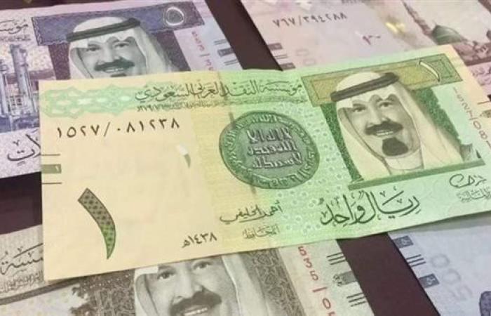 انخفاض سعر الريال السعودى فى البنوك المصرية منتصف تعاملات اليوم
