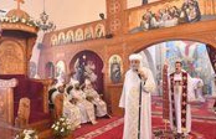 البابا تواضروس يصلي القداس الإلهي في العلمين