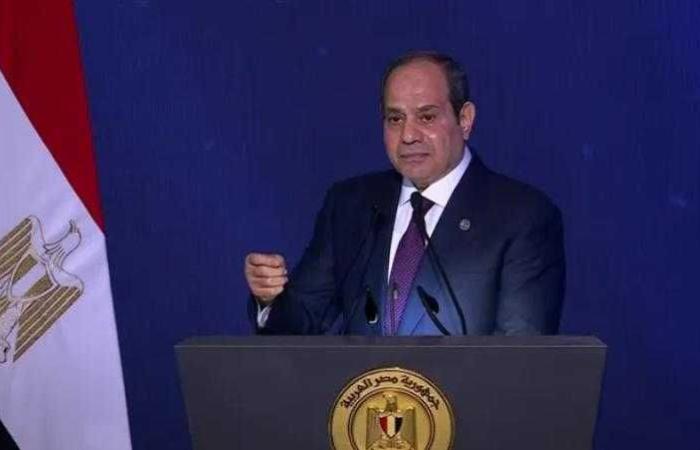 الرئيس السيسى يلقى كلمة مسجلة بمناسبة الاحتفال بذكرى إنشاء الأمم المتحدة