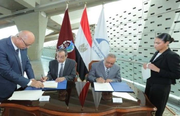 توقيع اتفاقية تعاون بين مكتبة الإسكندرية وجامعة الفيوم في مجال الحوسبة فائقة الأداء