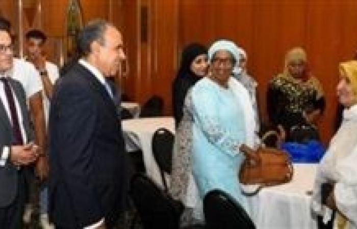وزير الخارجية والهجرة يلتقى الجالية المصرية فى مالى