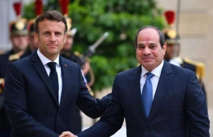 ماكرون يؤكد دعم بلاده لمساعى مصر بشأن وقف إطلاق النار وإيصال المساعدات لغزة