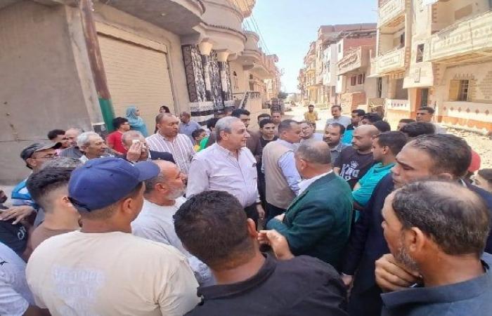 محافظ الغربية: إجراءات عاجلة لحل مشكلة طفح الصرف الصحي بعزبة أبو وافي بالمحلة الكبرى