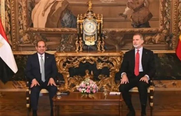الرئيس السيسي يرحب بملك إسبانيا: أهلا بكم في مصر.. قلب العالم القديم وجسر الحضارات