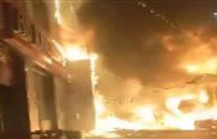 الحماية المدنية تسيطر على حريق اندلع داخل مشتل بأكتوبر