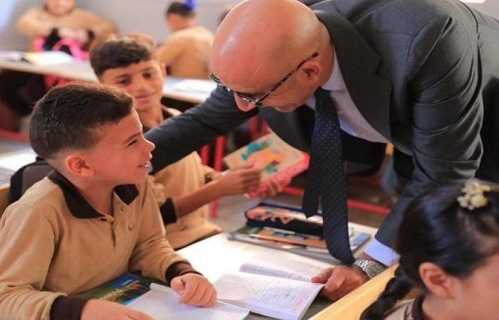 وزير التربية والتعليم يتفقد مدارس الغربية لمتابعة انتظام الدراسة