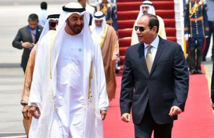 الرئيس السيسي يستقبل الشيخ محمد بن زايد بمطار القاهرة في زيارة أخوية إلى مصر