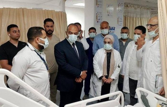 محافظ المنيا يكلف نائبه والسكرتير العام بمتابعة حالة مصابي حادث انقلاب أتوبيس بسمالوط