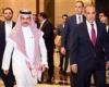 وزير الخارجية والهجرة يستقبل نظيره السعودي بمدينة العلمين
