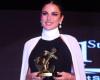 سعيدة بتكريمي وبهدي التكريم لأهل فلسطين.. تكريم الفنانة درة بمهرجان بورسعيد السينمائي الدولي