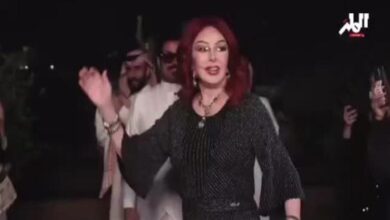 بالفيديو- رقص نبيلة عبيد فى حفل الإعلان عن مسلسل "جذوة" أول بطولاتها في السعودية