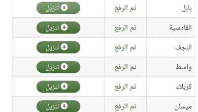 من هنا.. نتائج الثالث متوسط الدور الثالث 2024 بابل والأنبار وجميع المحافظات pdf